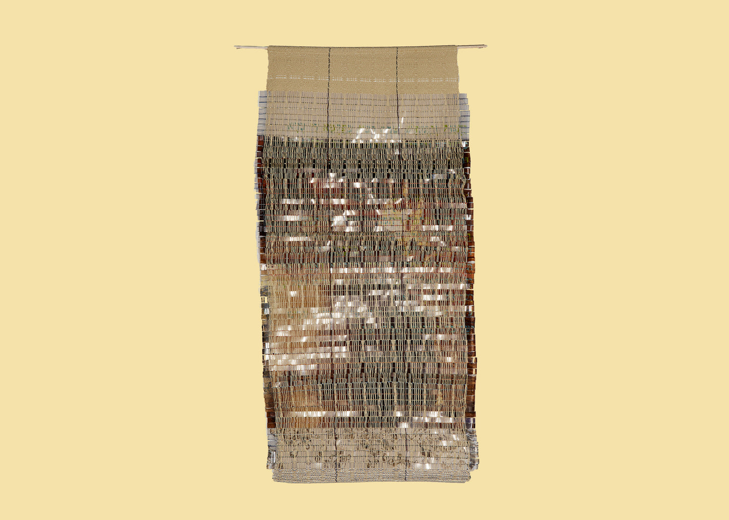 Original Textile Art - "Diamonds & Rust"