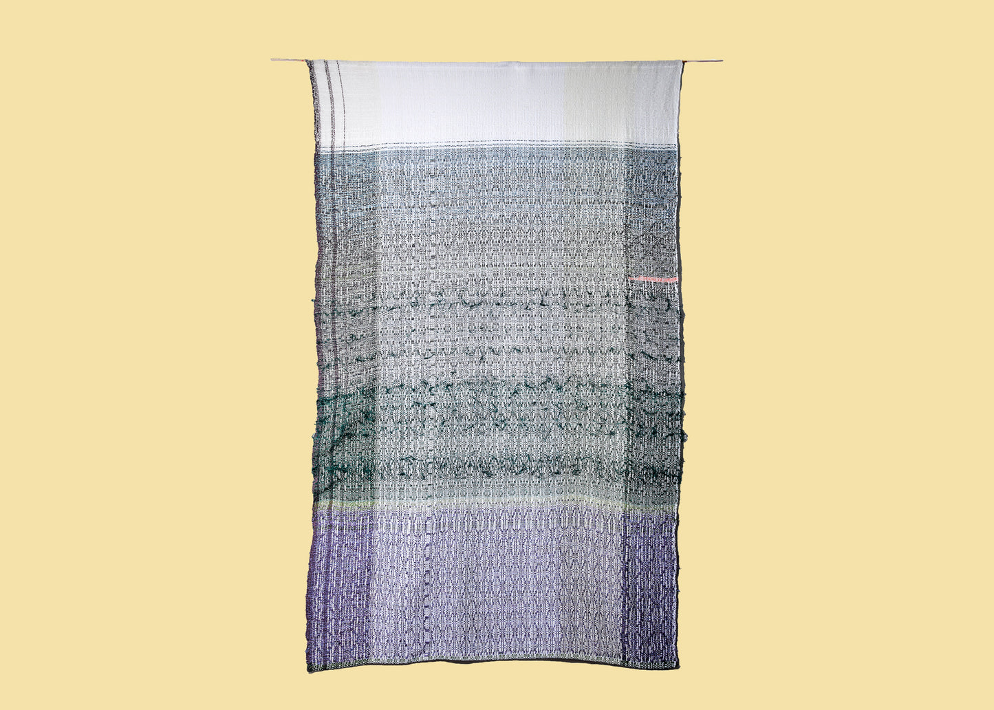 Original Textile Art - "Lavender Fields Forever"