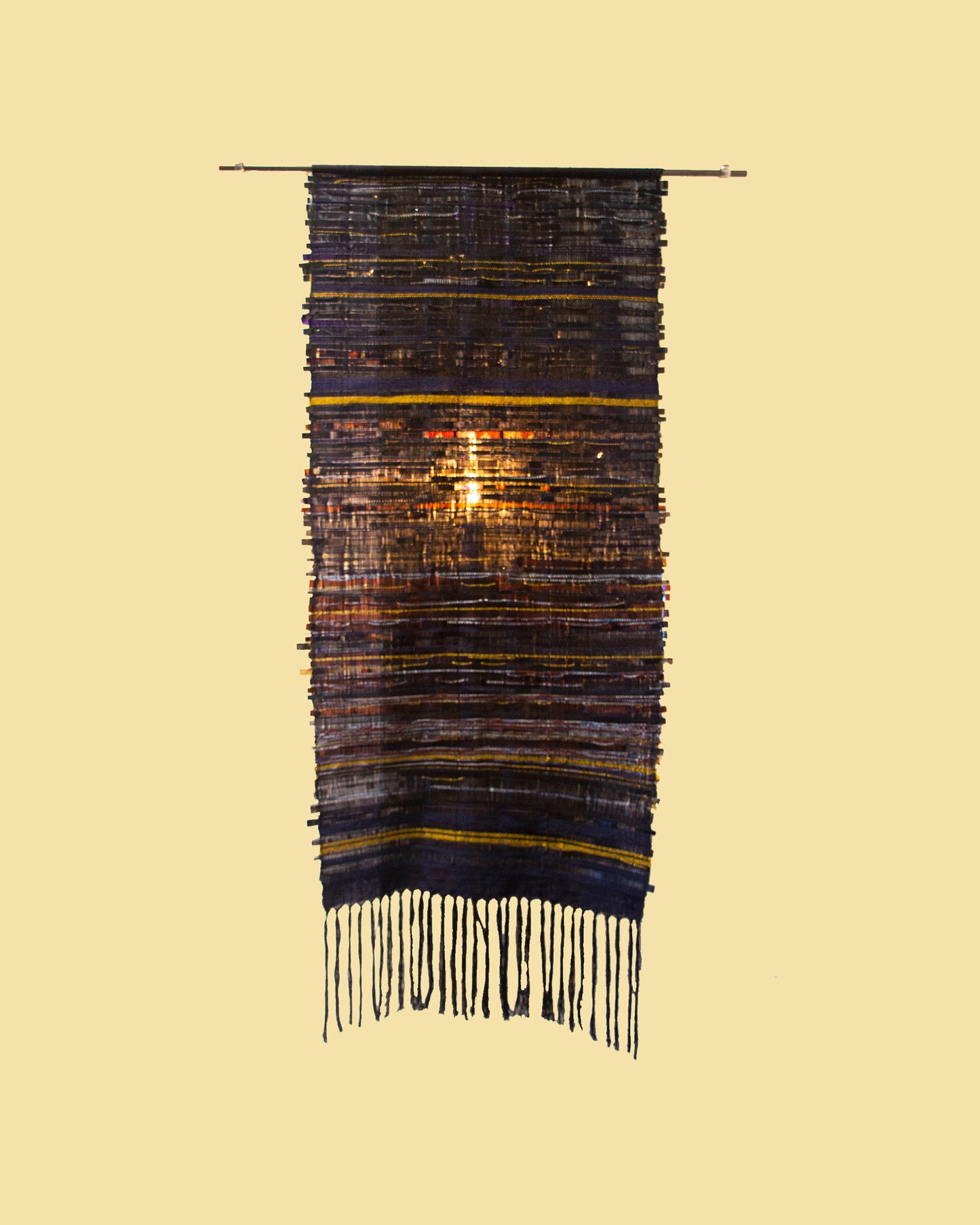 Original Textile Art - "Rundate 12/31/1992"