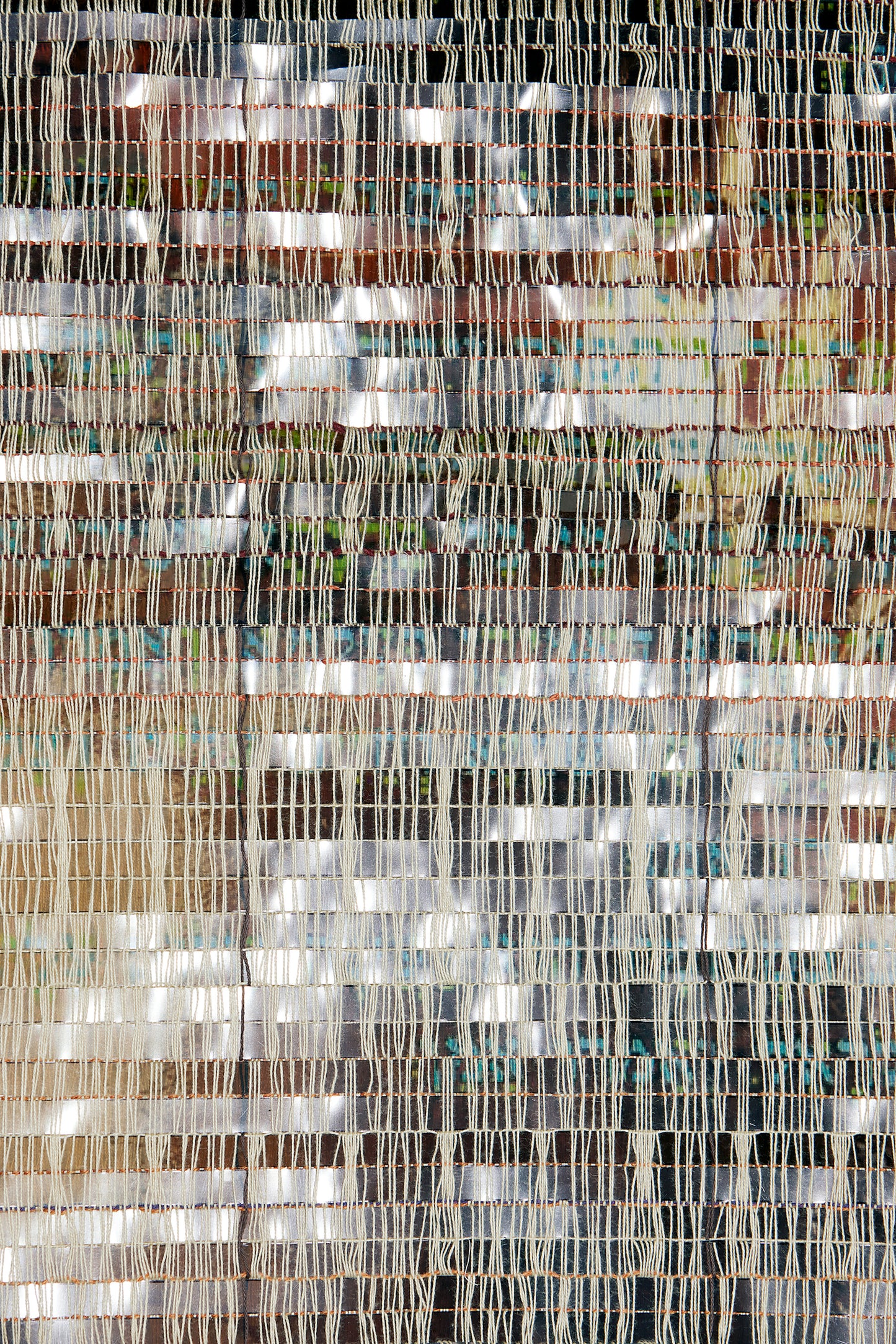 Original Textile Art - "Diamonds & Rust"